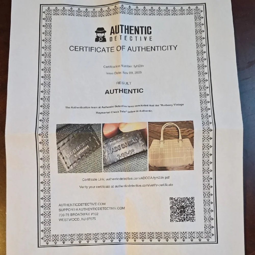 Burberry Cream and Gray Plaid Shoulder Bag - Picture 15 of 16